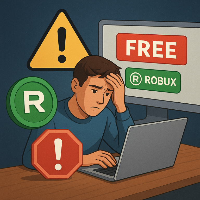 Como evitar golpes de Robux grátis e ofertas enganosas?